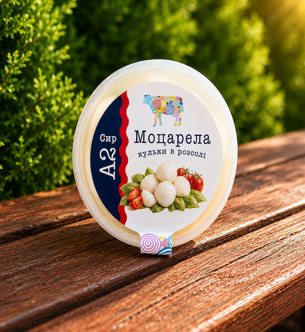 Моцарелла А2 в розсолі, контейнер