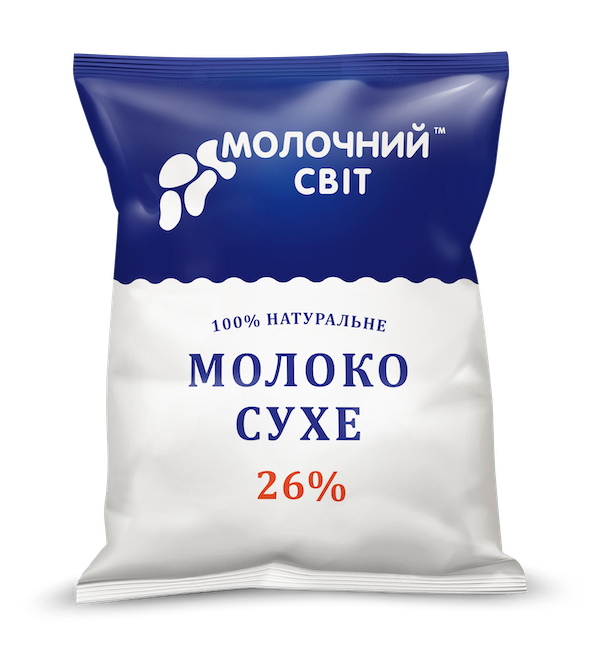 Молоко сухе НЕЗБИРАНЕ 26% жиру (коробка - 10 пачок)